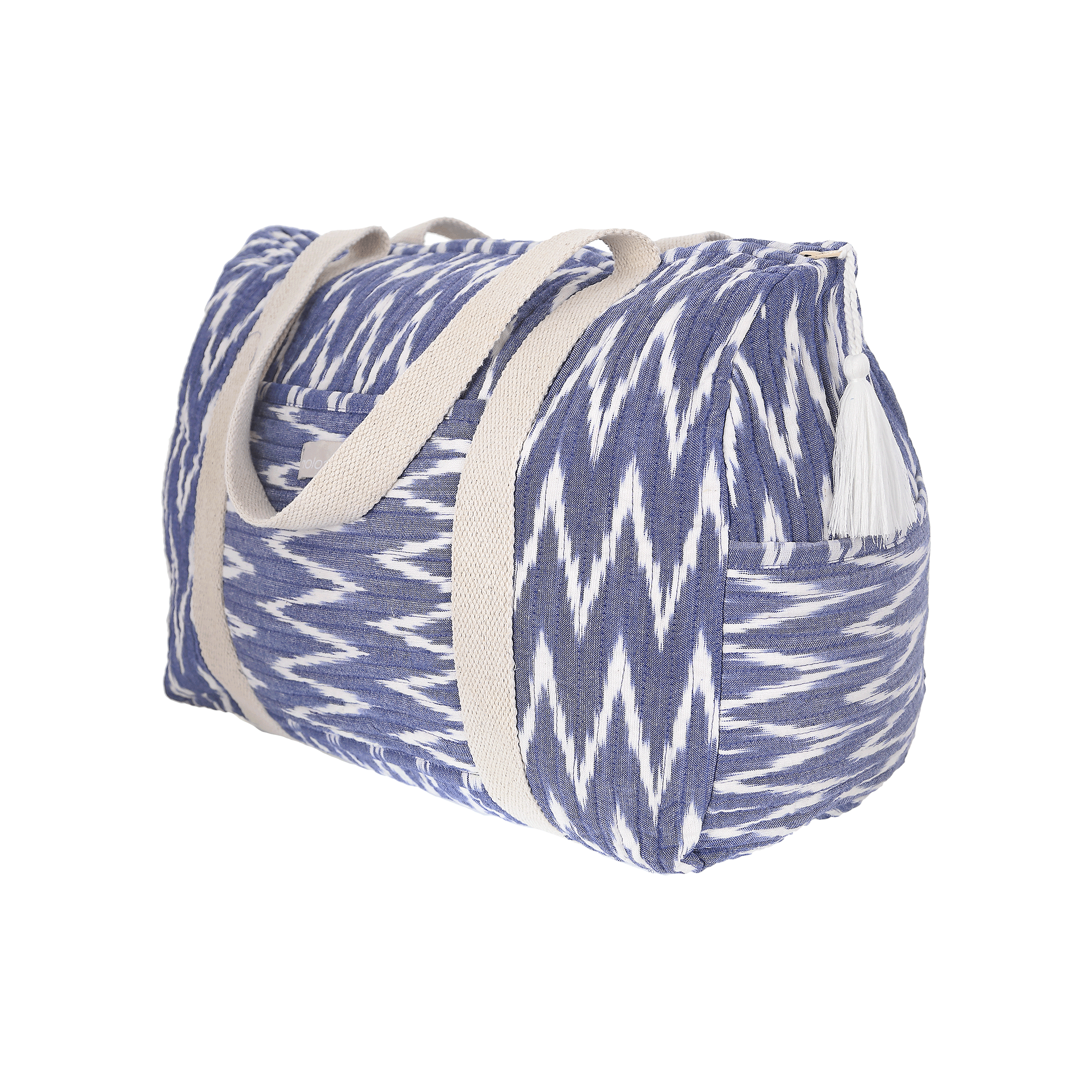Bolsa ikat azulón