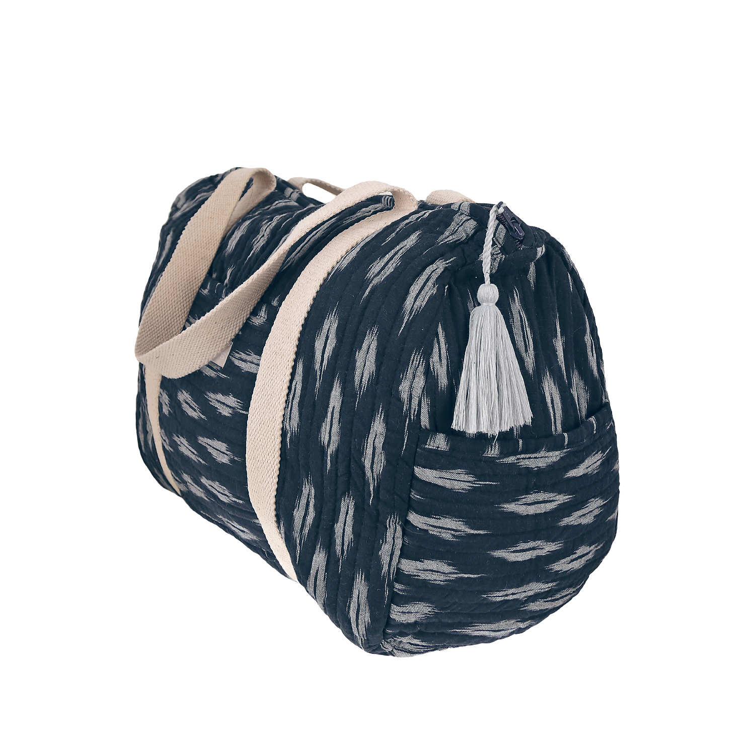 Bolsa ikat azul marino