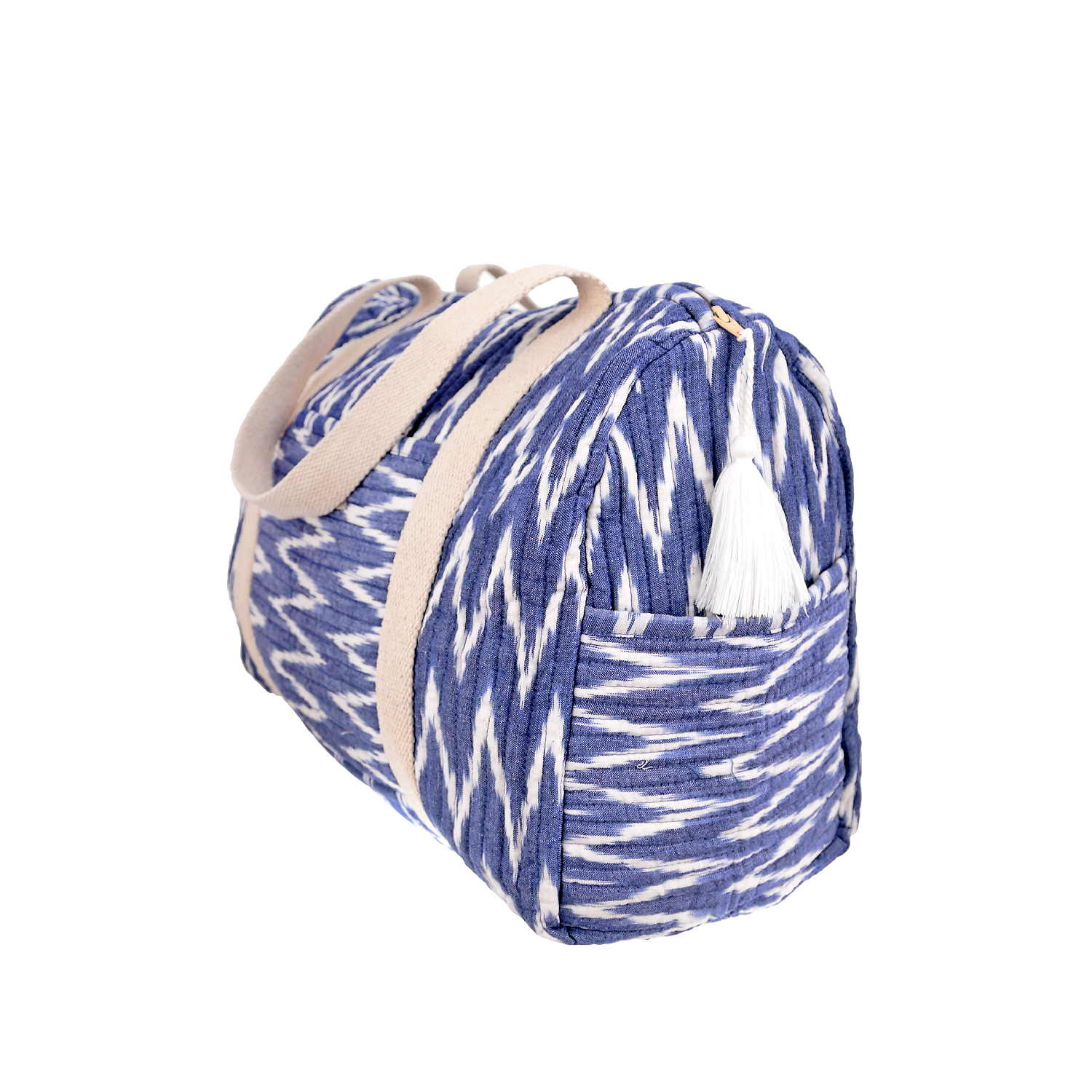 Bolsa ikat azulón