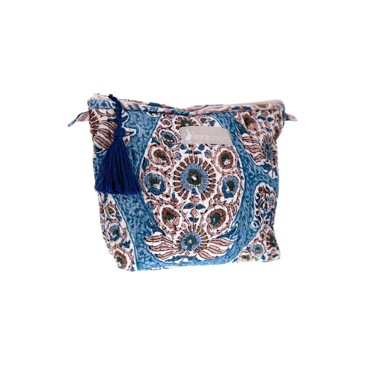 Bolsita paisley azul