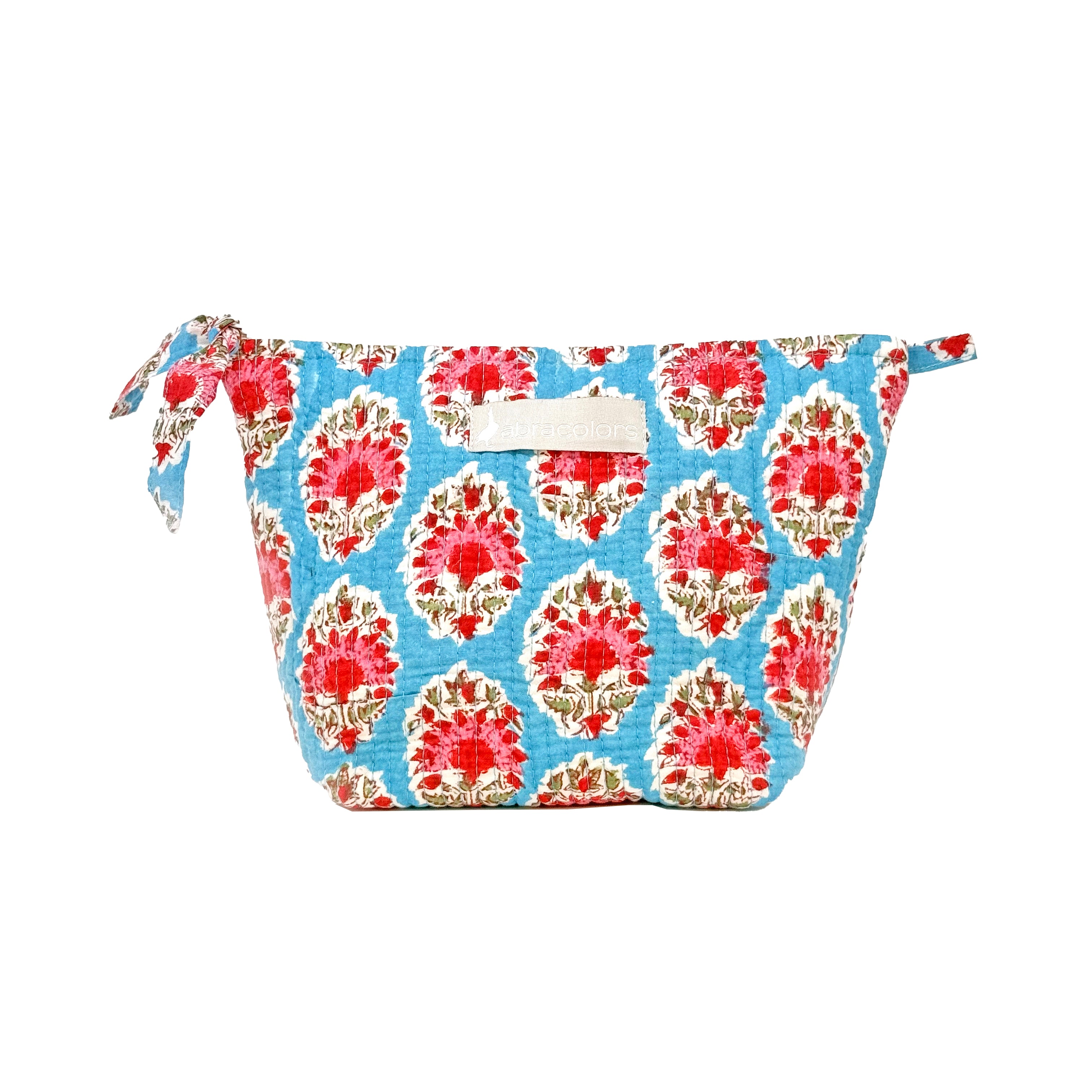 Bolsita flor azul