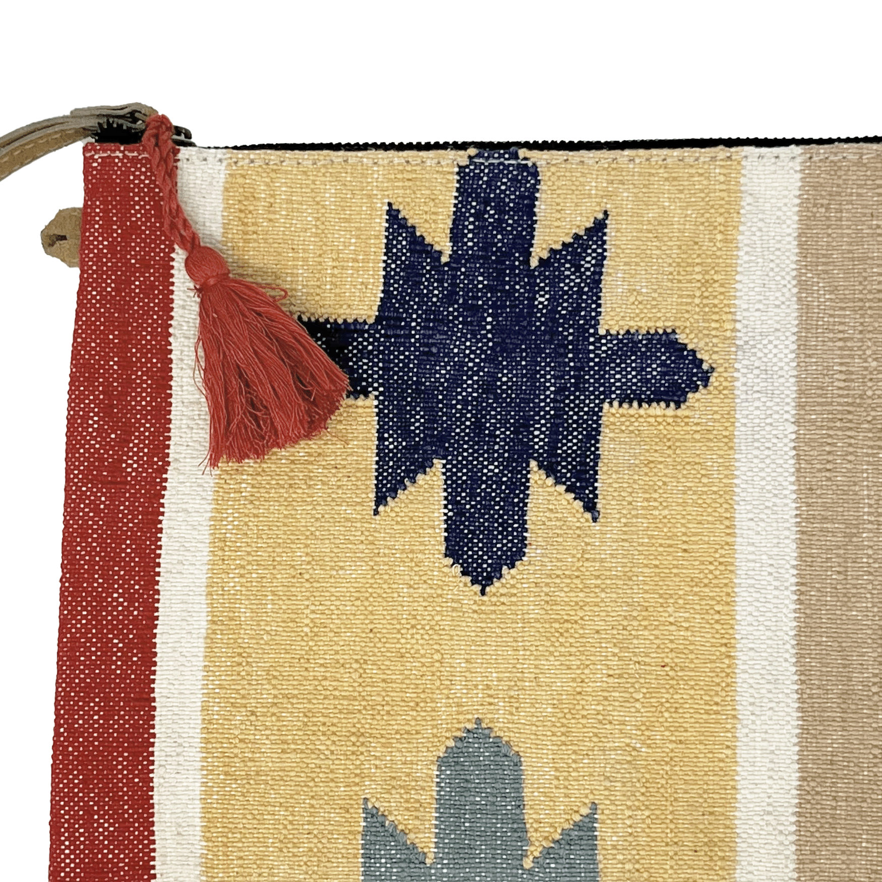 Bolso mano kilim beige