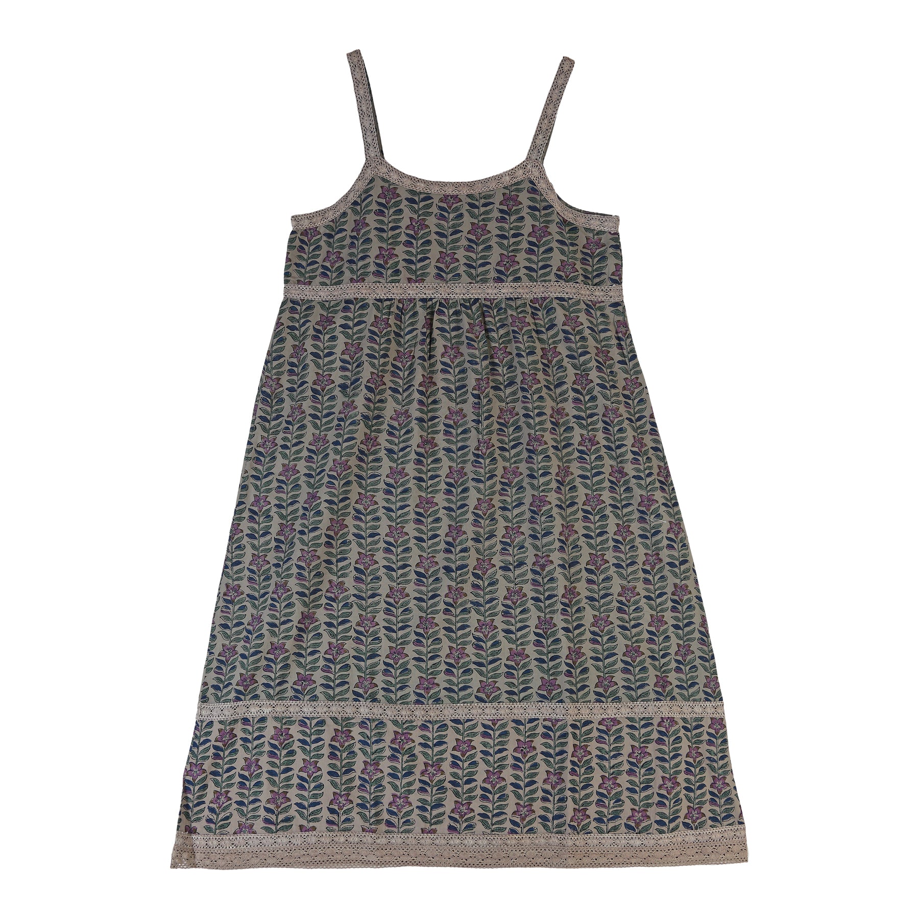 Camisón tirantes caqui
