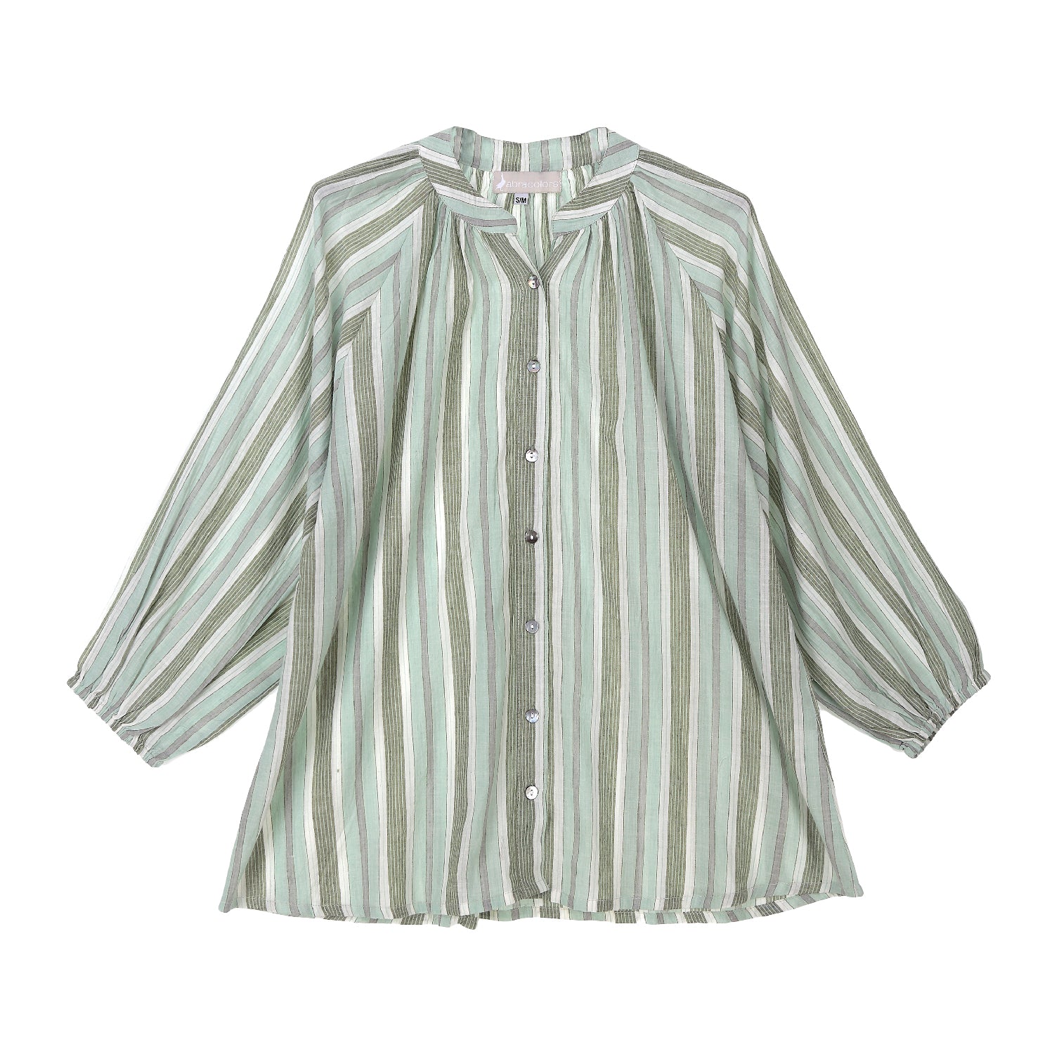 Camisa rayas verde