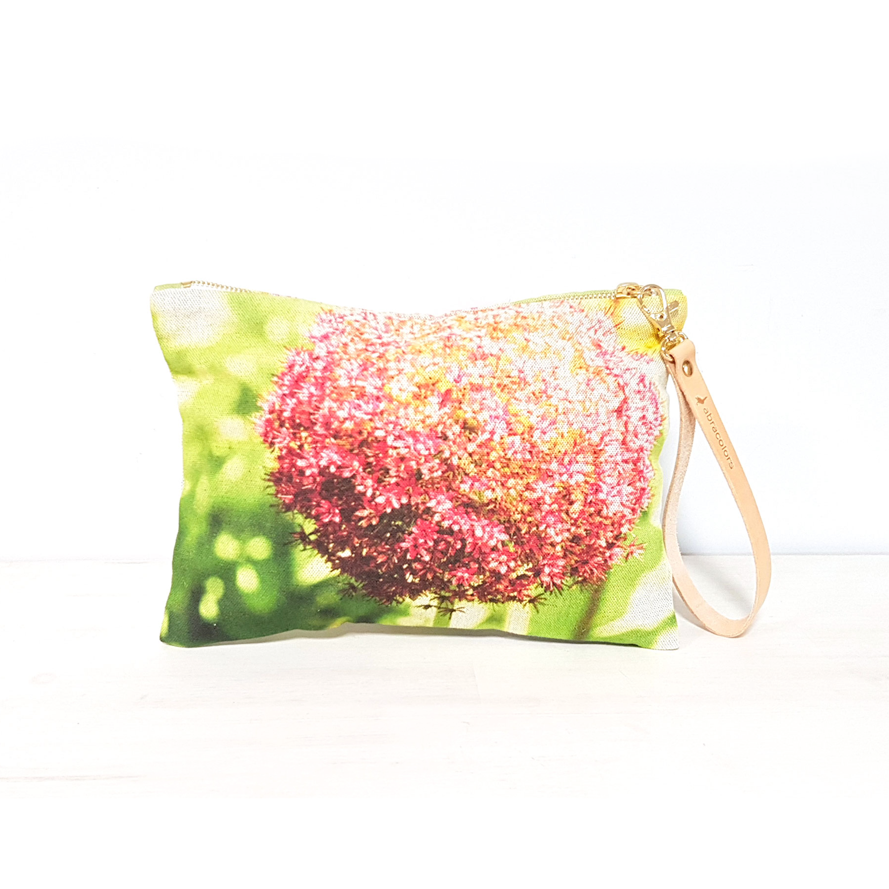 Bolsa mano flor