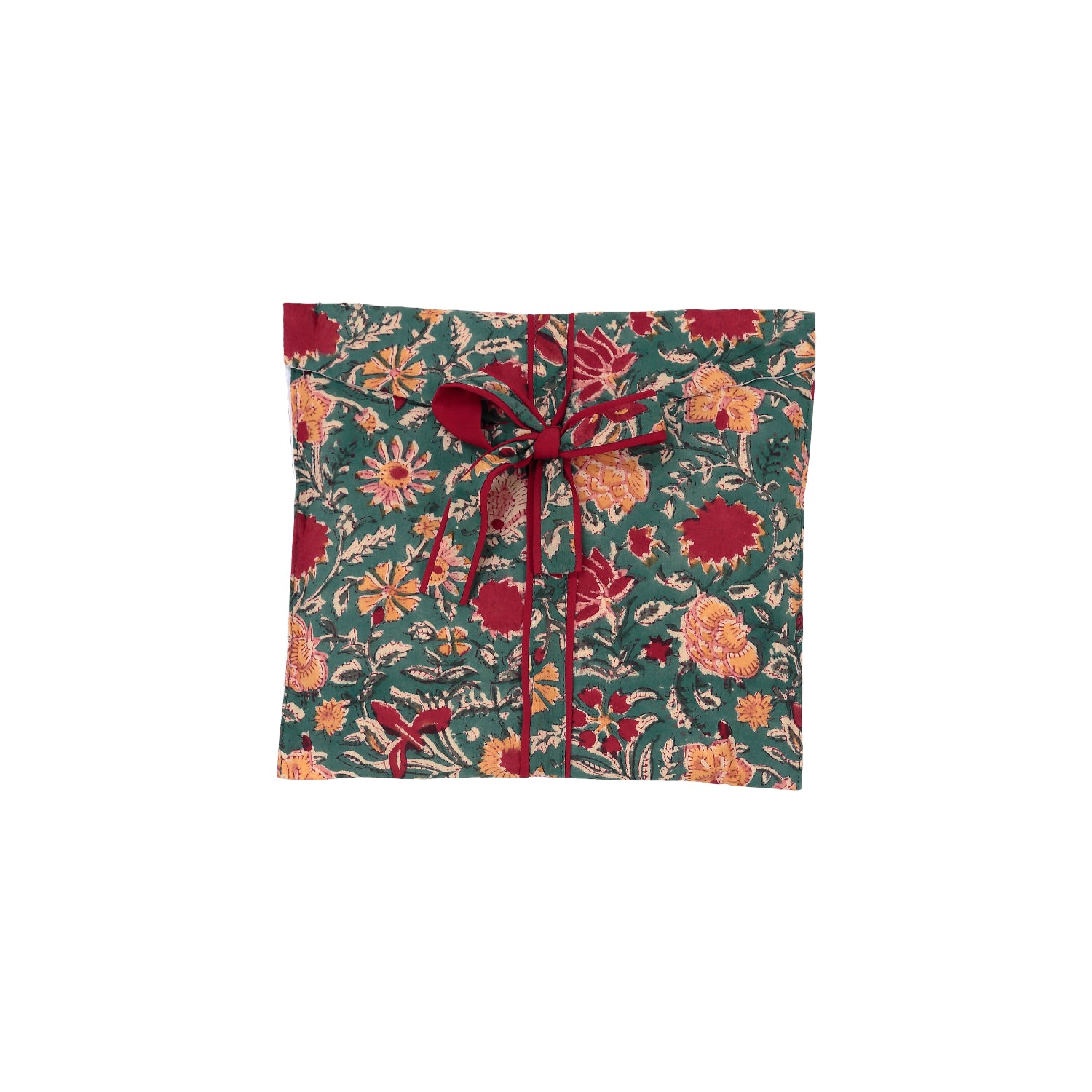 Kimono flores verde