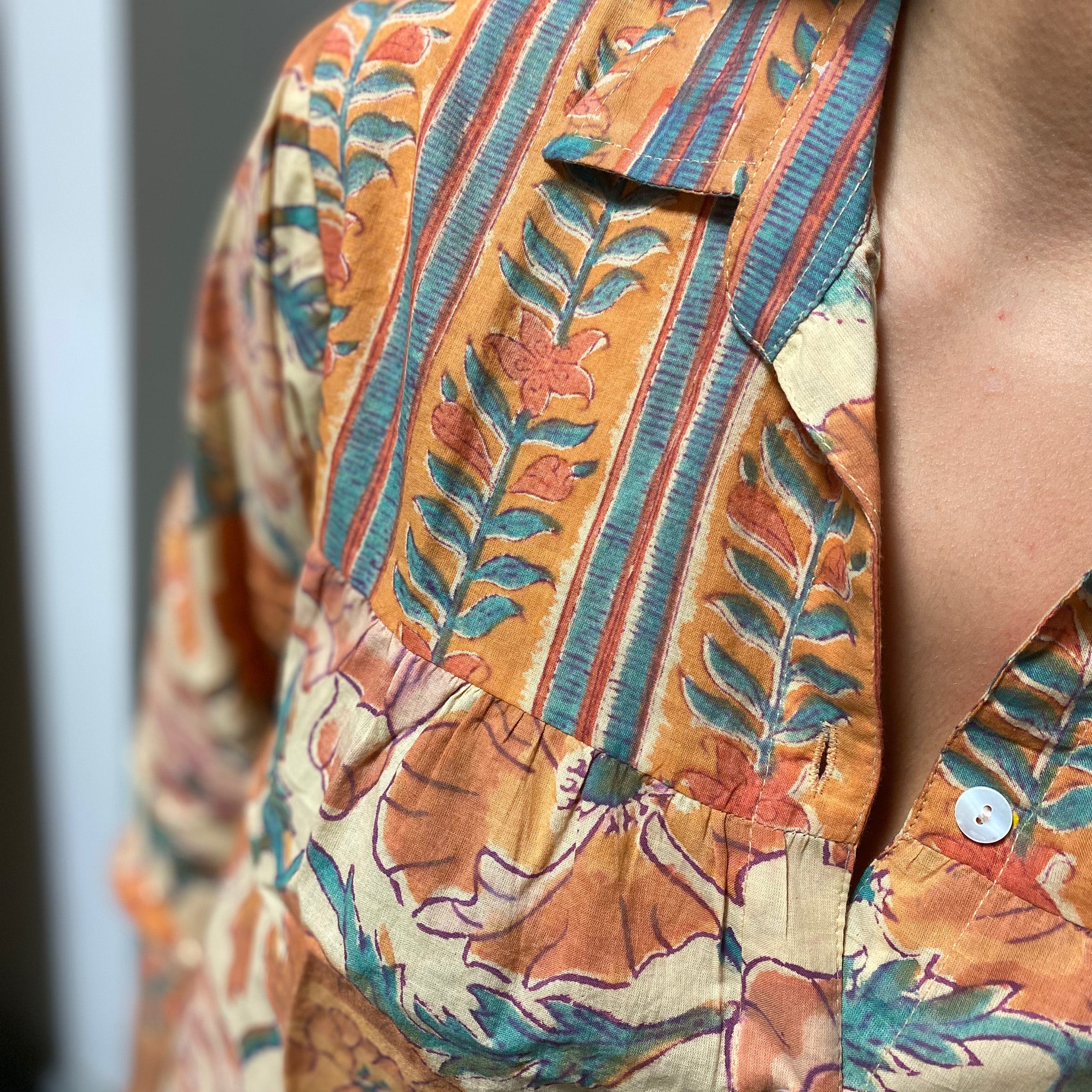 Camisa flor caldera