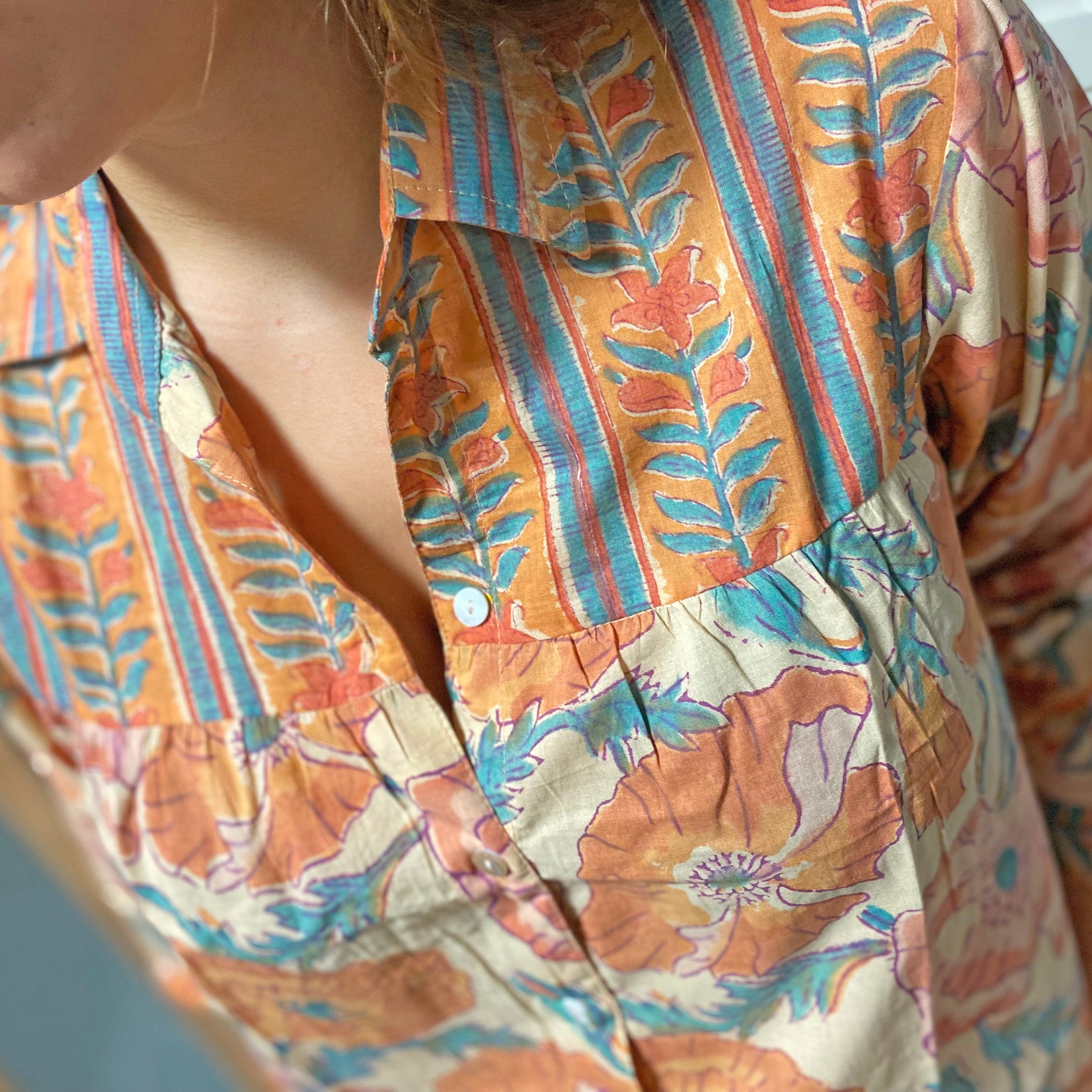 Camisa flor caldera