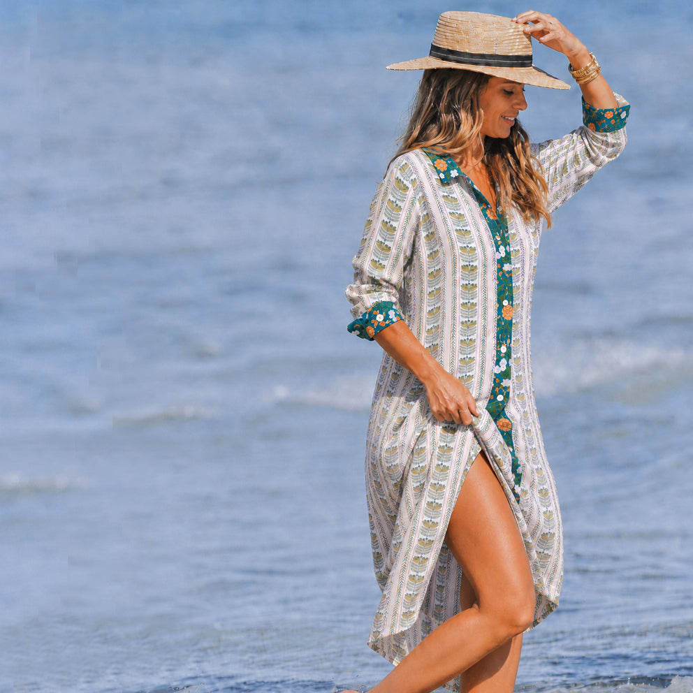 Vestido camisero blanco