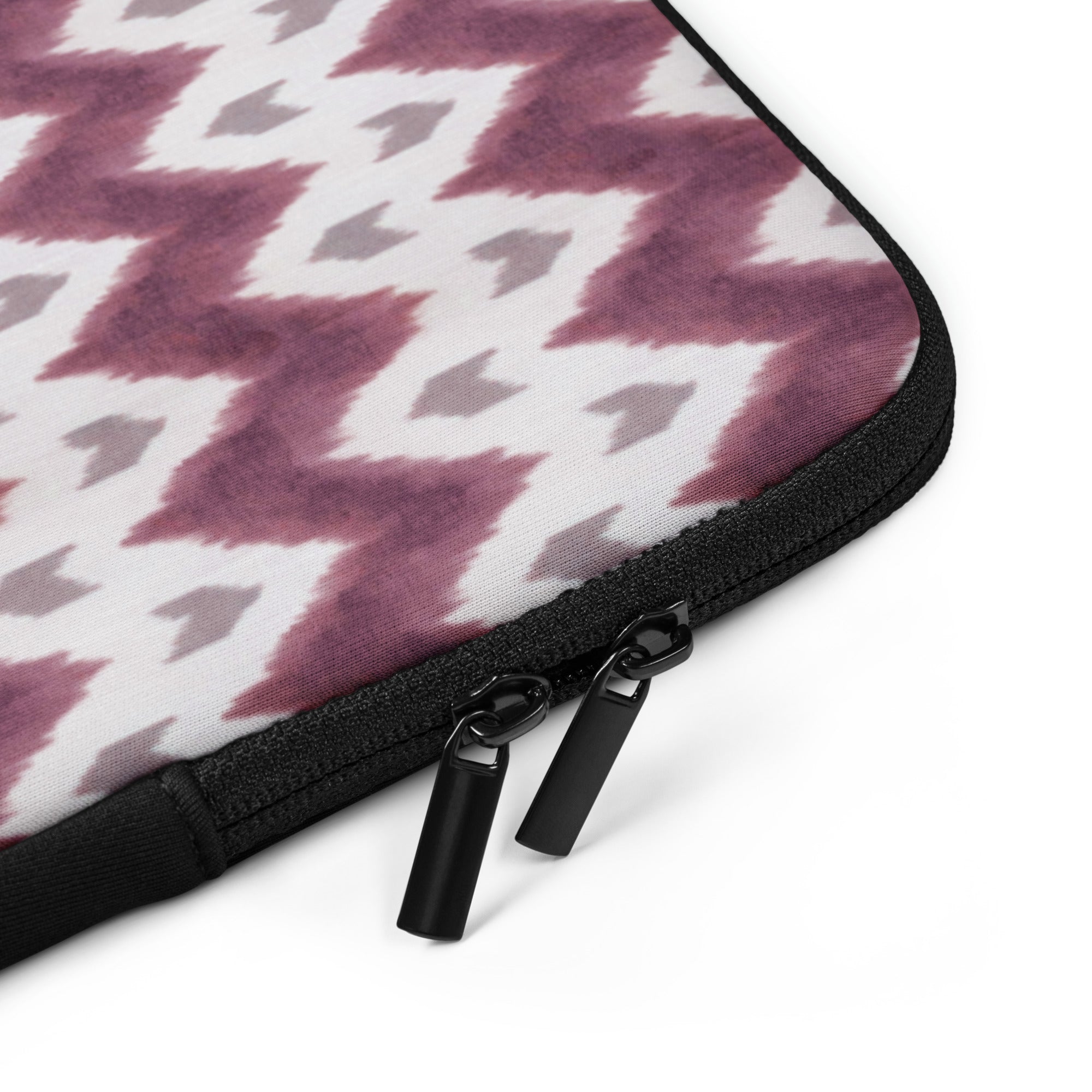 Funda para portátil ikat granate