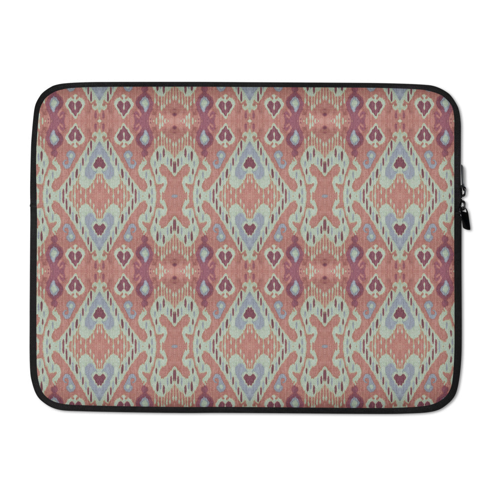 Funda para portátil ikat vintage